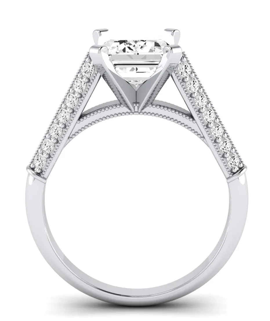 Iberis - Emerald Lab Diamond Engagement Ring (IGI Certified)