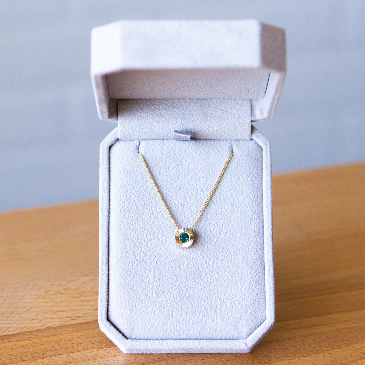 Indicolite Tourmaline Medium Aurora Necklace