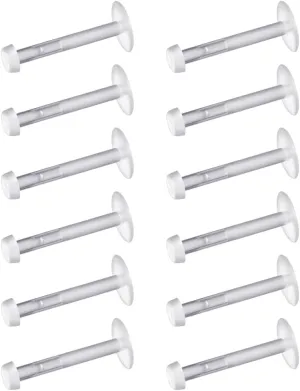 intera 16G clear earrings for sports Bioflex Labret helix piercing jewelry clear nose studs 12pc Set (6mm/8mm/10mm/12mm) for Work, Surgery