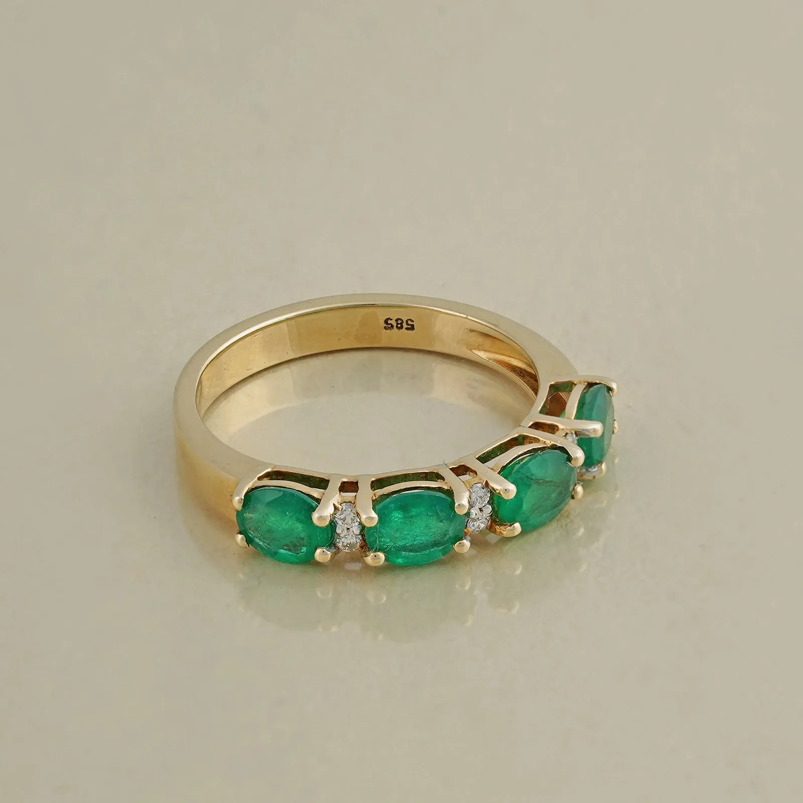 Jessica Emerald Ring