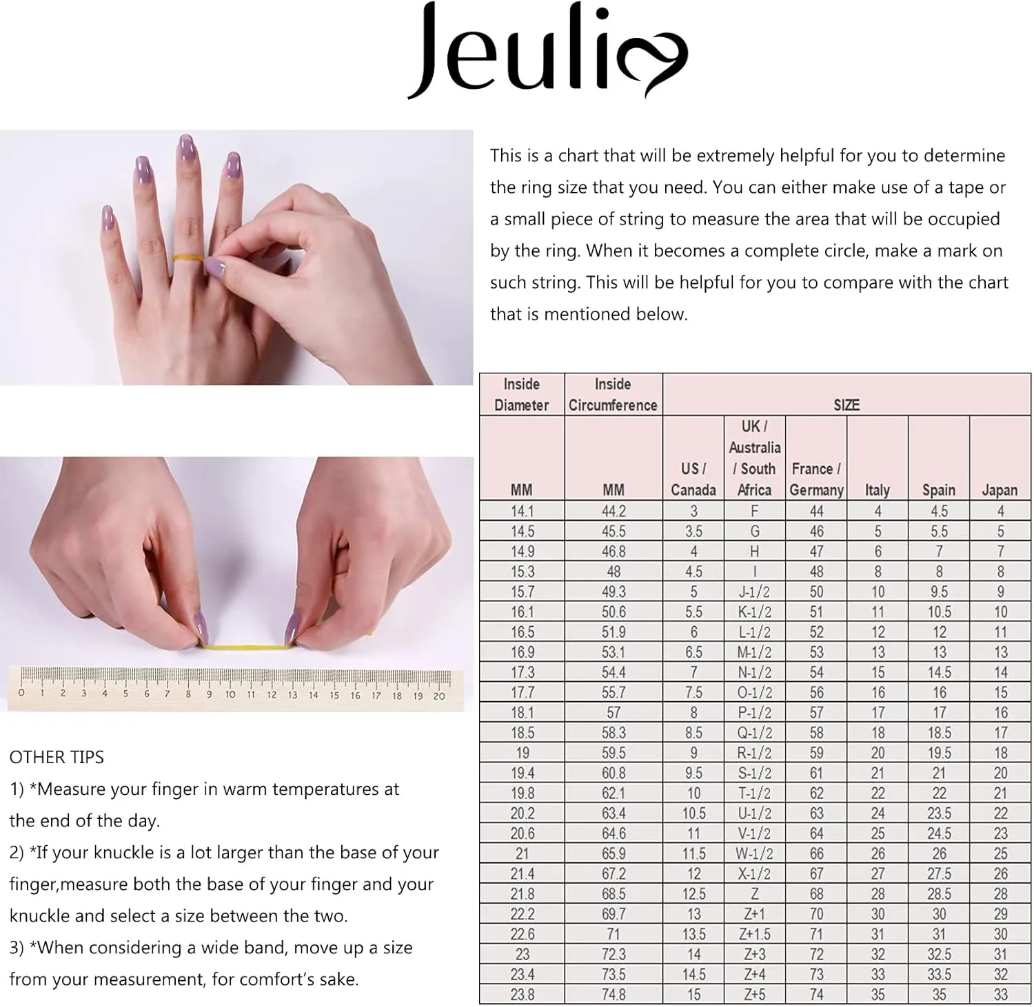 Jeulia Pear Cut Cute Cat Wrap Ring: Sterling Silver Rhinestones Animal Ring Band for Women Lovely Cat Tail Wedding Anniversary Christmas Birthday Jewelry with Gift Box