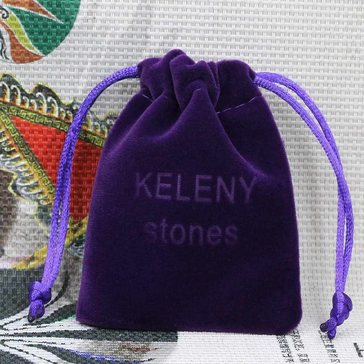 Keleny Gem Semi Precious Gemstones 8mm Natural Stone Round Beads Crystal Stretch Bracelets 7 Inch Unisex