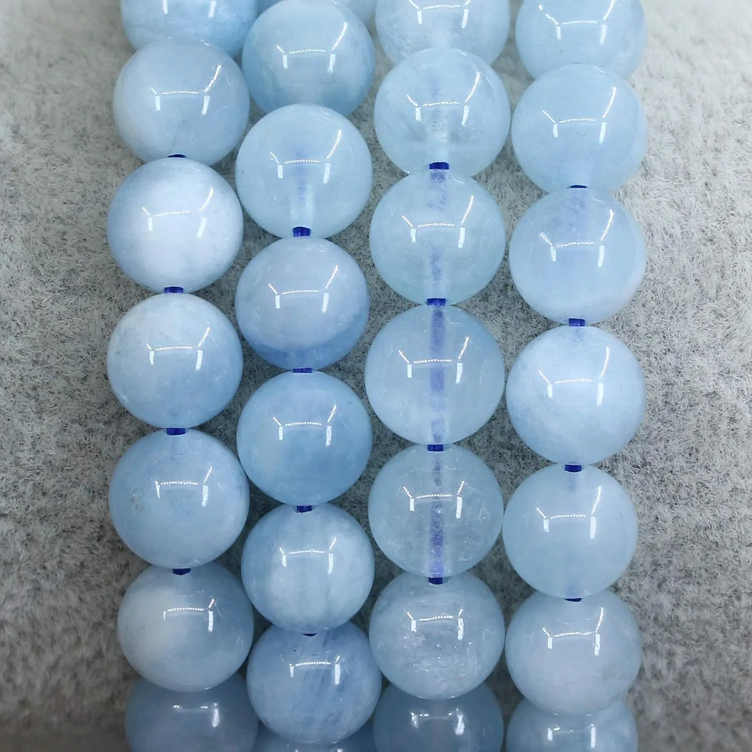 Keleny Gem Semi Precious Gemstones 8mm Round Beads Crystal Stretch Bracelets 7 Inch Unisex