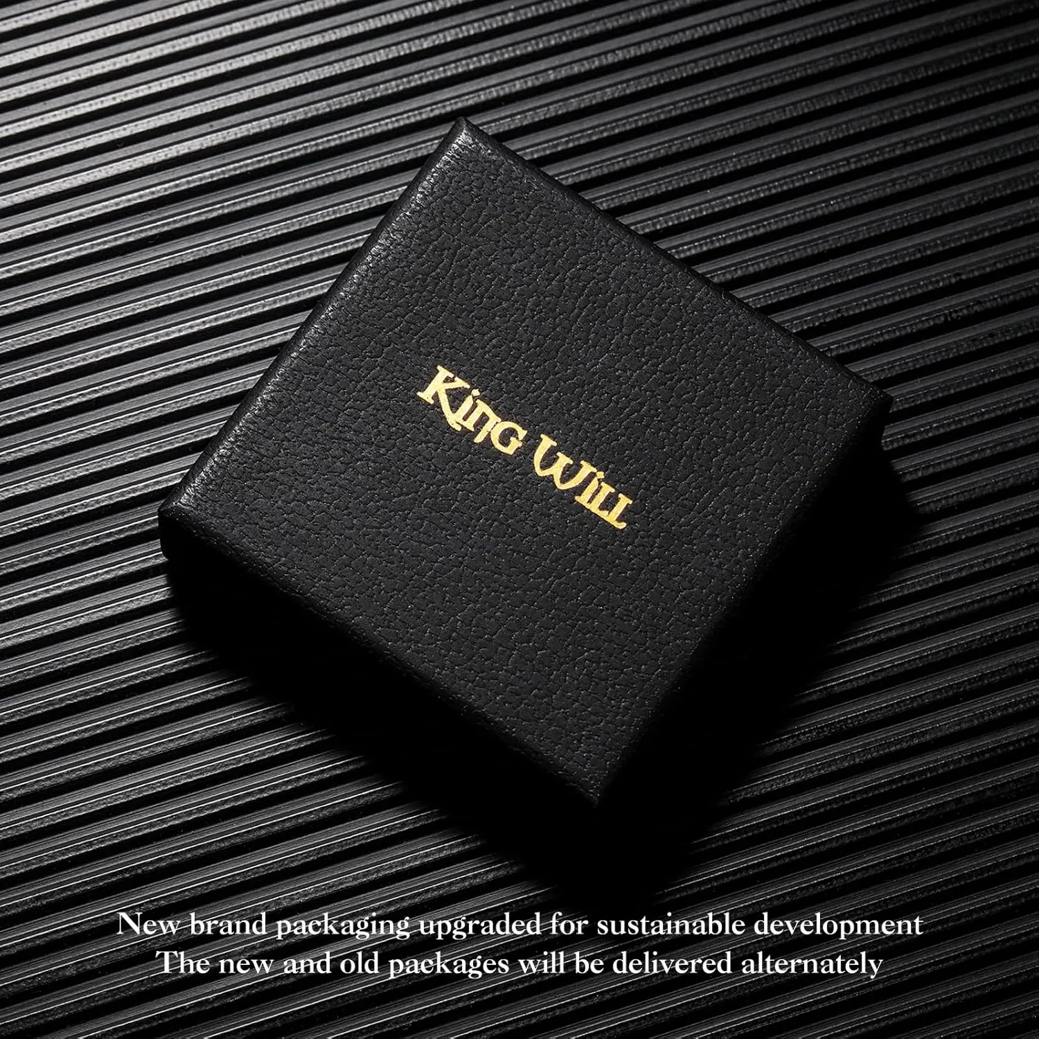 King Will Stainless Steel Wedding Band for Men, 8mm Men Wedding Ring Polished with Music Staff/Musical Note Design, Black and Steel Wedding Band Comfort Fit for Everyday Wear with Size 7-12
