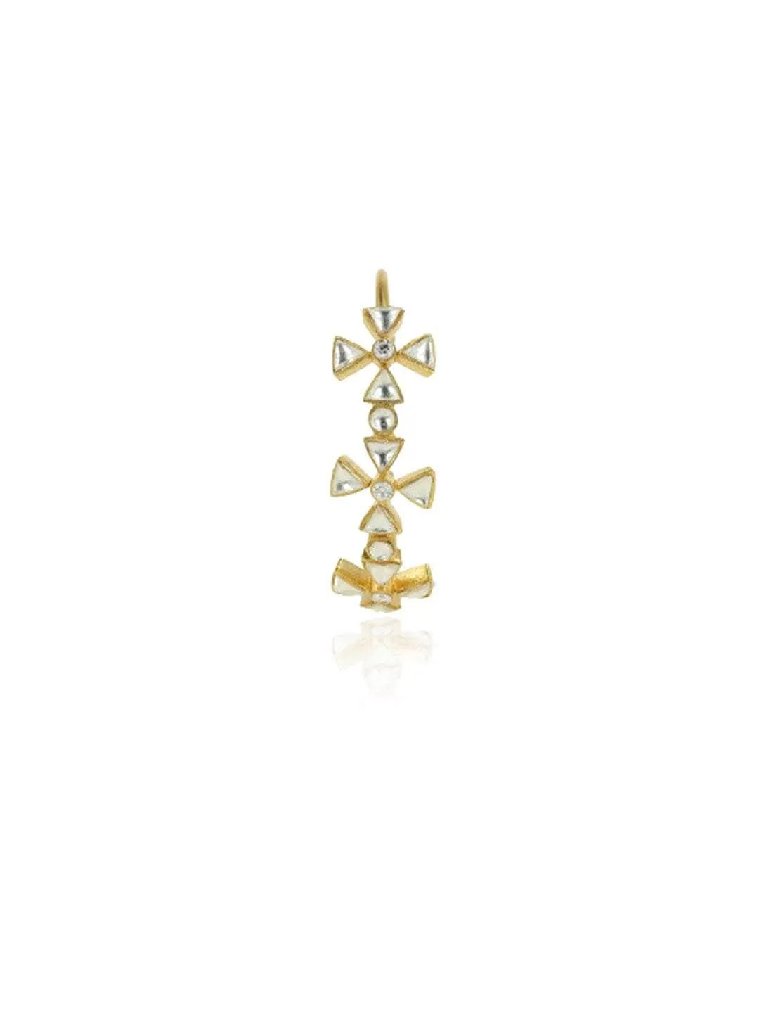 Kundan Flower Gold Kada