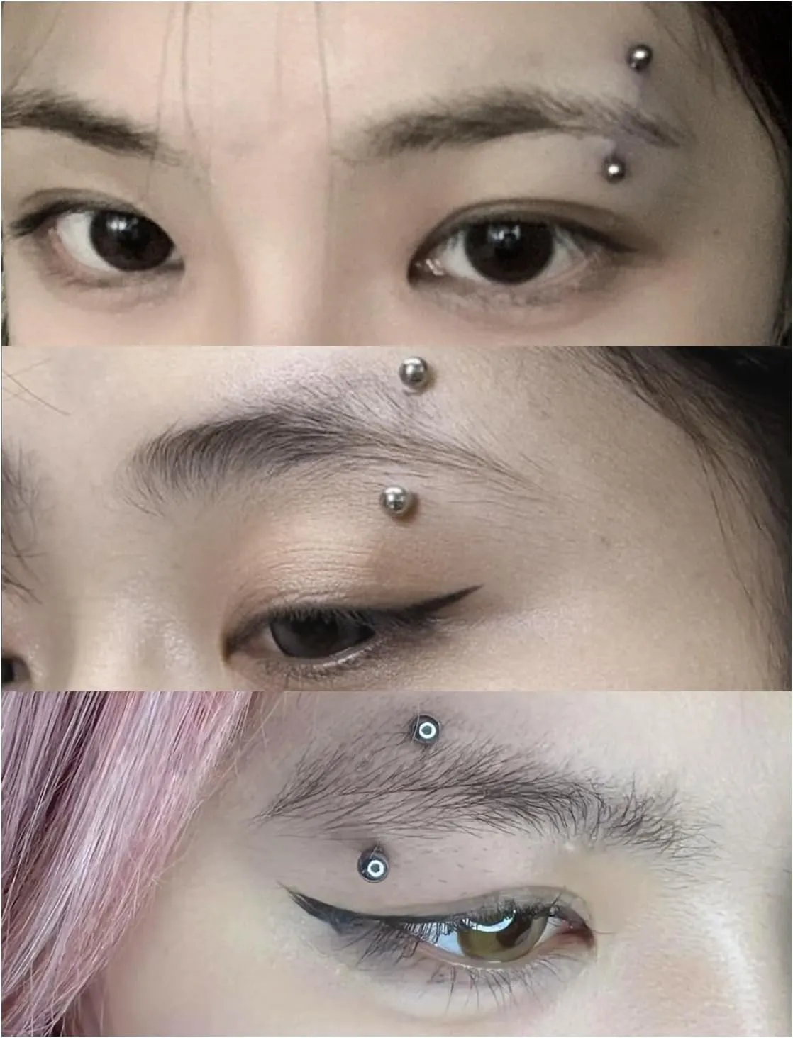 Lcolyoli 18pcs 16G Clear Bioflex Acrylic & Stainless Steel Eyebrow Barbell Rook Daith Earrings Belly Studs Cartilage Tragus Barbell Body Piercing Jewelry Retainer 6mm 8mm 10mm