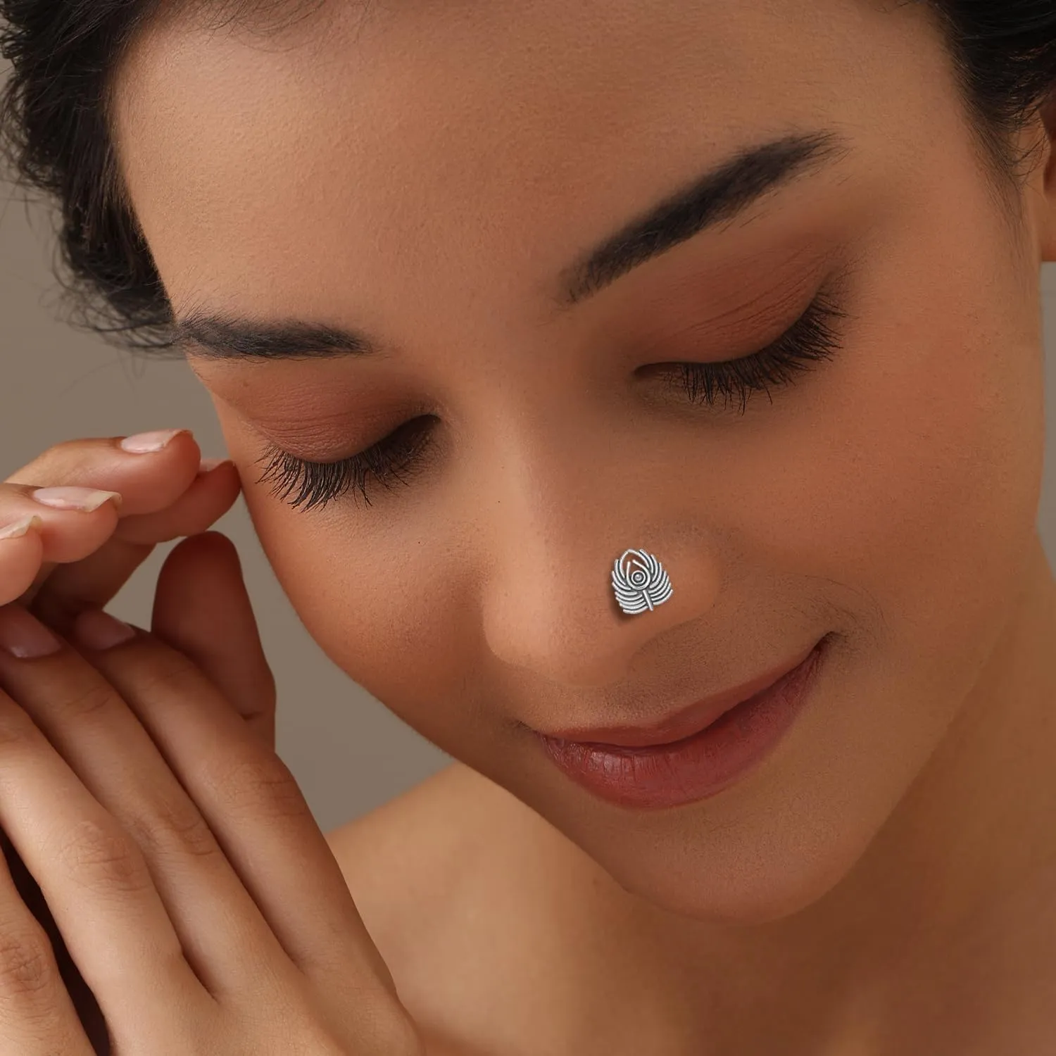 LeCalla 925 Sterling Silver Nose Rings & Studs for Women | Vintage-Inspired Piercing Gifts & Non-Pierced Nose Accessories | Hypoallergenic Clip-On & Screw Nose Pins Body Piercing Jewelry