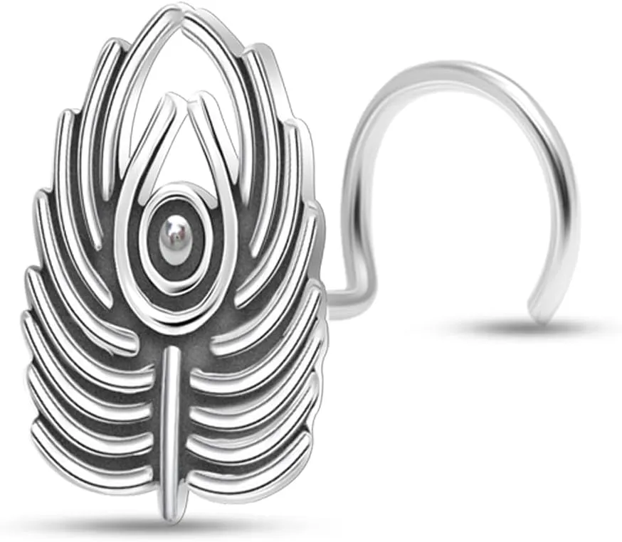 LeCalla 925 Sterling Silver Nose Rings & Studs for Women | Vintage-Inspired Piercing Gifts & Non-Pierced Nose Accessories | Hypoallergenic Clip-On & Screw Nose Pins Body Piercing Jewelry