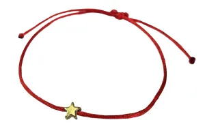 LUCKY STAR CLASSY BOHO SURFER Style RED STRING BRACELET Friendship Love Tibetan Buddhist POWER and GOOD LUCK Kabbalah PROTECTS YOU From Harmful Energy And NEGATIVITY