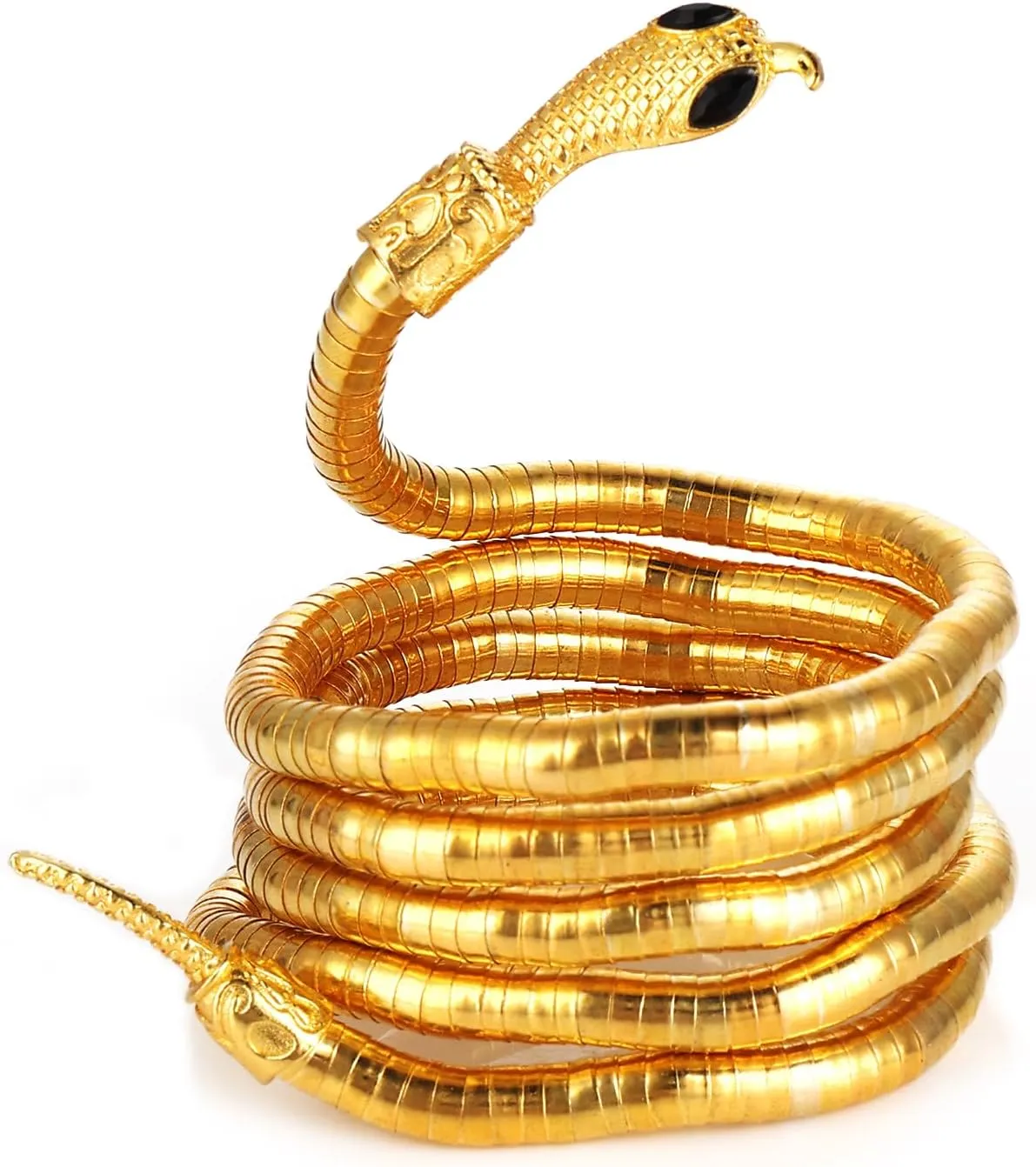 Lusofie Bendable Snake Necklace Snake Jewelry Adjustable Snake Bracelet Punk Accessories Gothic Jewelry Snake Necklace for Women