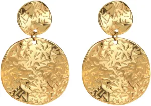 Milan Chiva 14K Gold Plated Dangle Earrings for Women Lightweight Dainty Jewelry