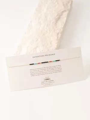 Multi Color Intention Necklace