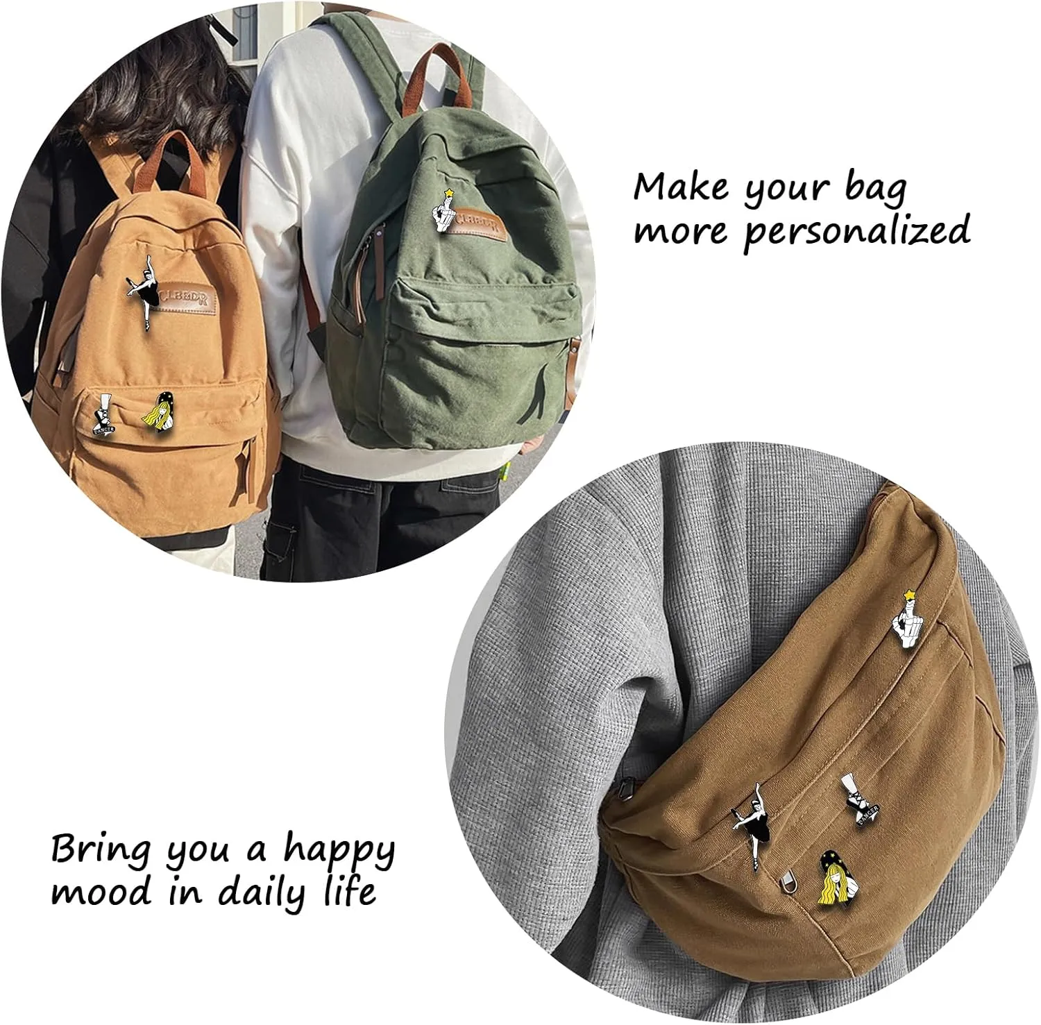 Music Tape Badge Pins, Funny Enamel Pins, Cute Cartoon Enamel Lapel Pins, Cool Backpack Pins, Suitable For Bags, Hats, Clothes, Daily Decorations And Party Gifts
