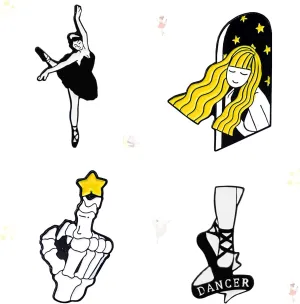 Music Tape Badge Pins, Funny Enamel Pins, Cute Cartoon Enamel Lapel Pins, Cool Backpack Pins, Suitable For Bags, Hats, Clothes, Daily Decorations And Party Gifts