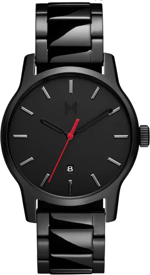 MVMT Classic II - Vintage Mens Wristwatch - Minimalist Watch - Stainless Steel Water-Resistant Watch 5 ATM/50 Meters - Premium Leather Mens Watches - Interchangeable Bands - 44mm
