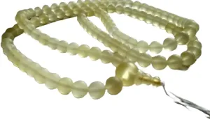 Natural baltic amber 7mm 108 Mala Beads, Spiritual, Meditation Beads, Reiki, Japa Mala, Buddhist Prayer Beads, Yoga Bracelet, healing beads LKMALA-RRGU-72