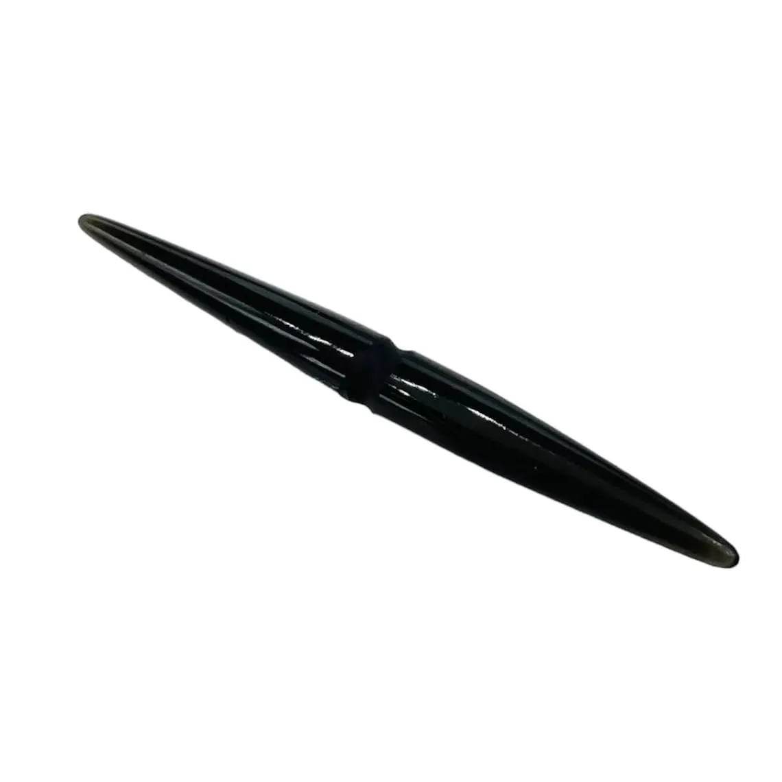 Natural Black Obsidian Crystal Handmade Body Piercing Jewelry, Sizes 14g (1.6mm) to 1/2 inch (12mm) (6g (4mm))