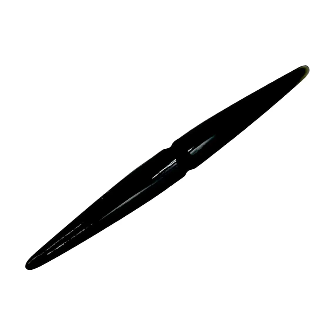 Natural Black Obsidian Crystal Handmade Body Piercing Jewelry, Sizes 14g (1.6mm) to 1/2 inch (12mm) (6g (4mm))