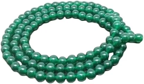 Natural Green Jade 6mm 108 Mala Beads, Spiritual, Meditation Beads, Reiki, Japa Mala, Buddhist Prayer Beads, Yoga Bracelet, healing beads LKMALA-RRGU-341