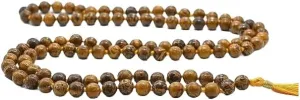 Natural Mariam Agate 8mm 108 Mala Beads, Spiritual, Meditation Beads, Reiki, Japa Mala, Buddhist Prayer Beads, Yoga Bracelet, healing beads LKMALA-RRGU-1566