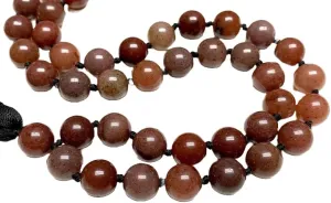 Natural Purple Aventurine 10mm 108 Mala Beads, Spiritual, Meditation Beads, Reiki, Japa Mala, Buddhist Prayer Beads, Yoga Bracelet, healing beads LKMALA-RRGU-1657