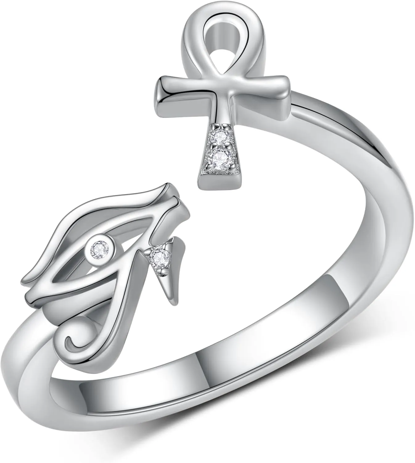 Open Ring for Women Sterling Silver Thumb Ring Spoon Ring for Women