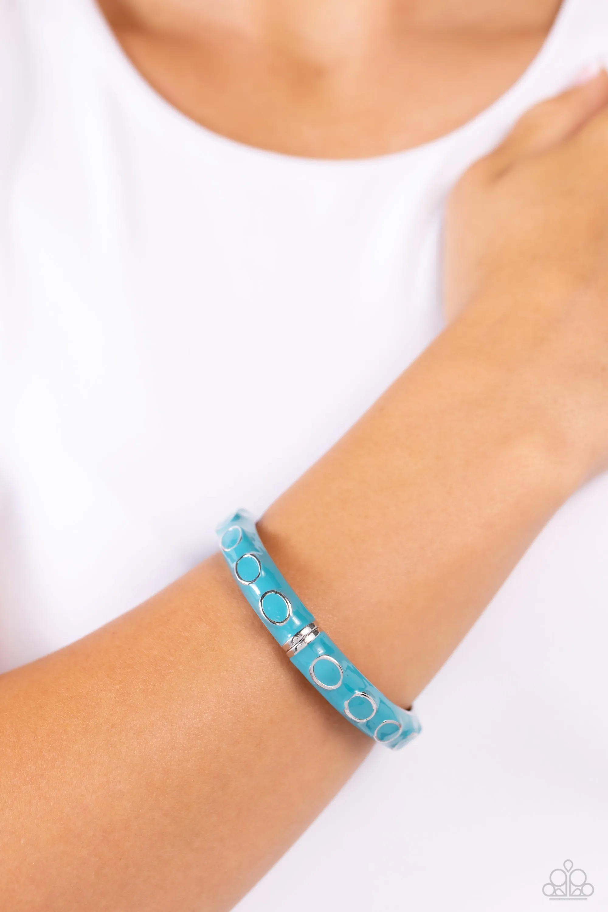 Paparazzi Delightful Diversion Blue Bracelet