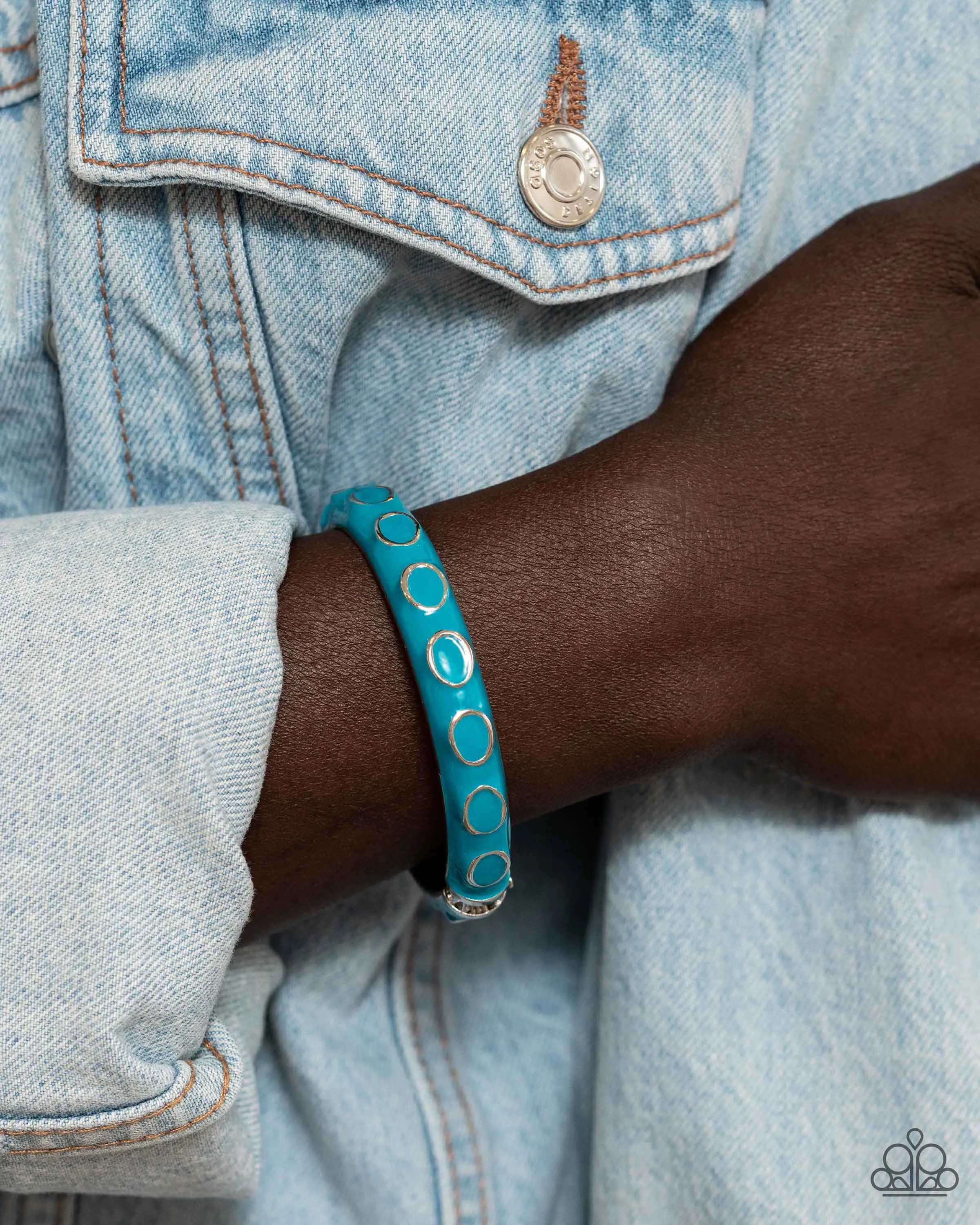 Paparazzi Delightful Diversion Blue Bracelet