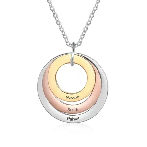 Personalized Mom Necklace - Mothers Day Necklace With Names - Custom Grandma Necklace - Gift for Wife