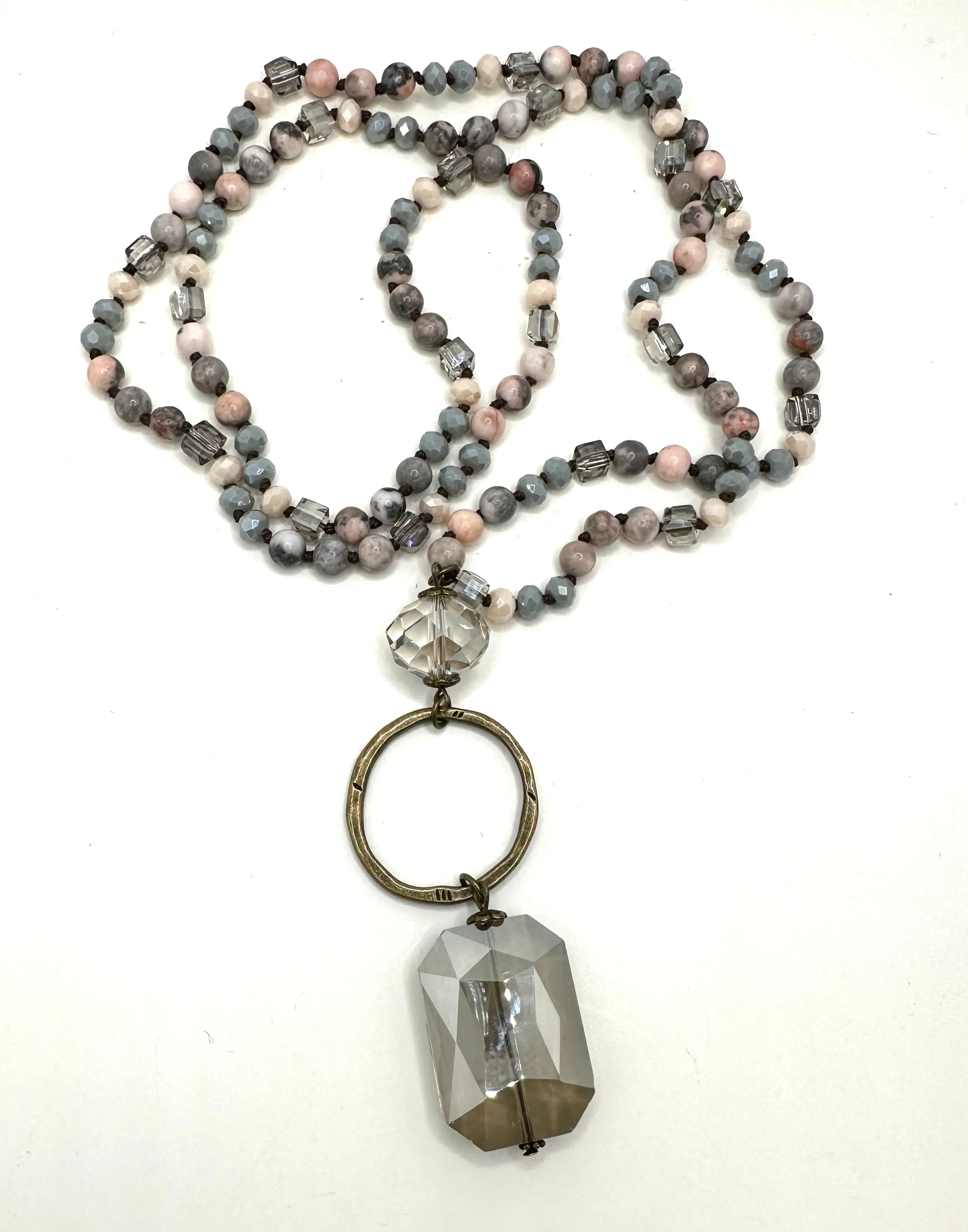 Pink Jasper Necklace