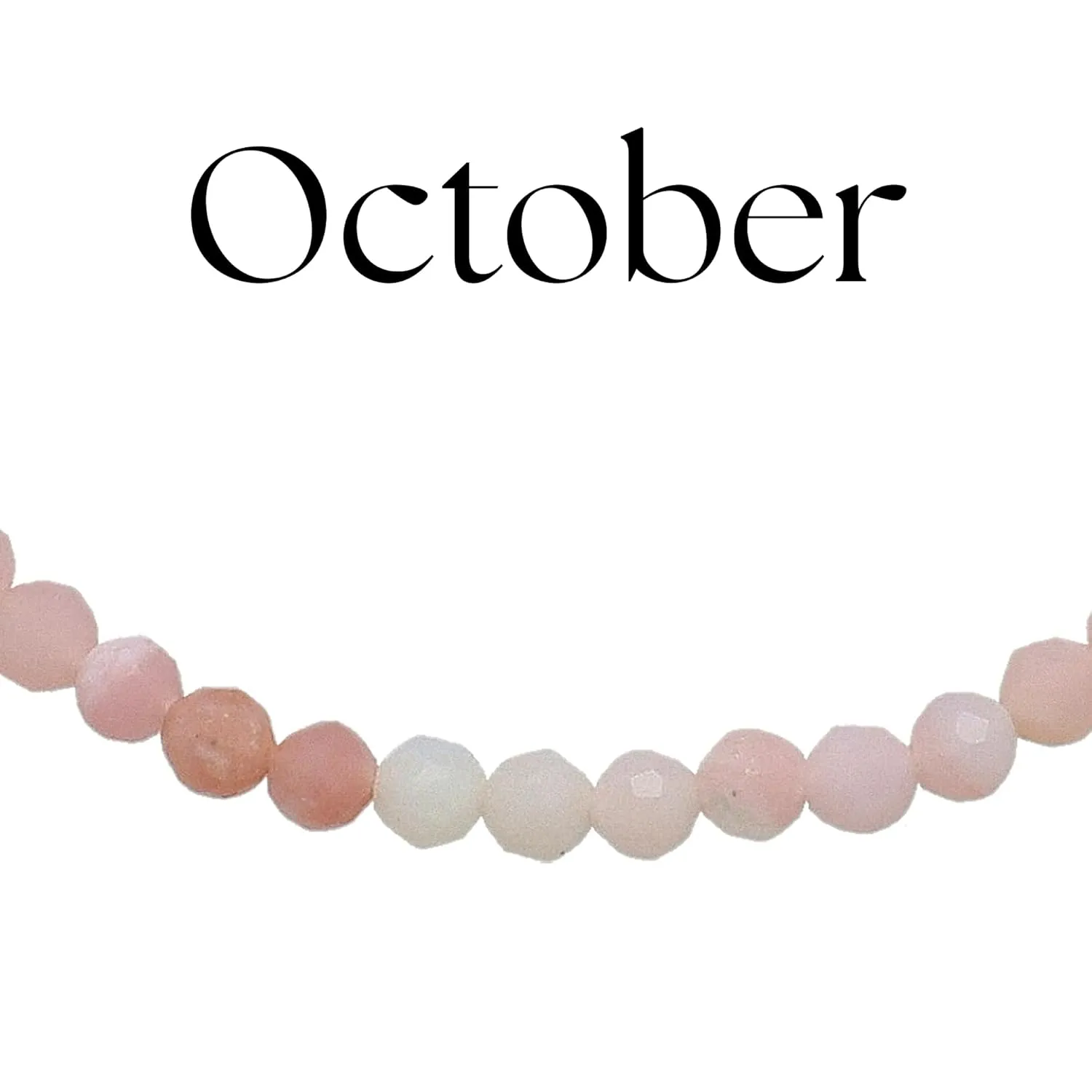 Pink Opal Bracelet for Women, Certified 925 Sterling Silver with Plated 18K Gold Bracelets for Women - Crystals and Healing Stone Bracelet Women Jewelry for Gift (Faceted)