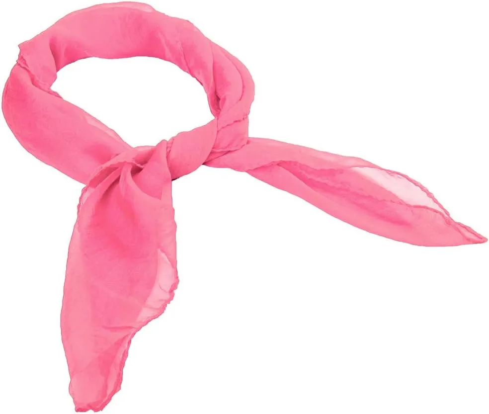 Retro 50's Costume Accessories Set Polka Dot Chiffon Scarf Cat Eye Glasses Bandana Tie Headband & Earrings