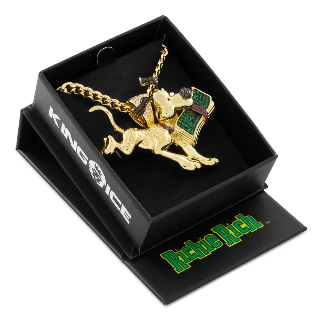 Richie Rich x King Ice - Dollar the Dog Necklace