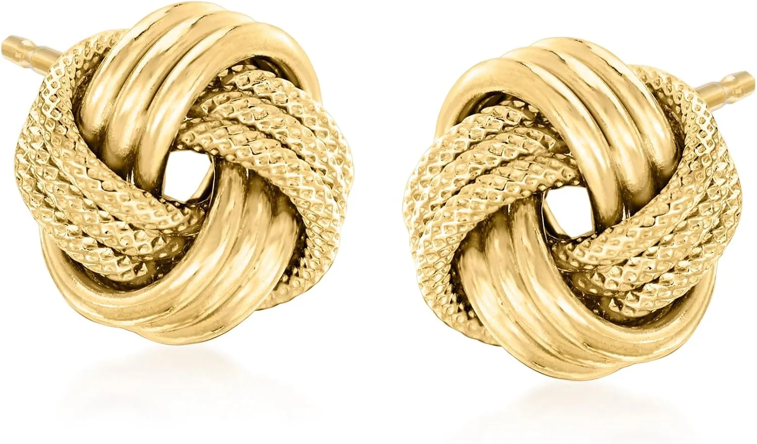 Ross-Simons Italian Sterling Silver Love Knot Earrings