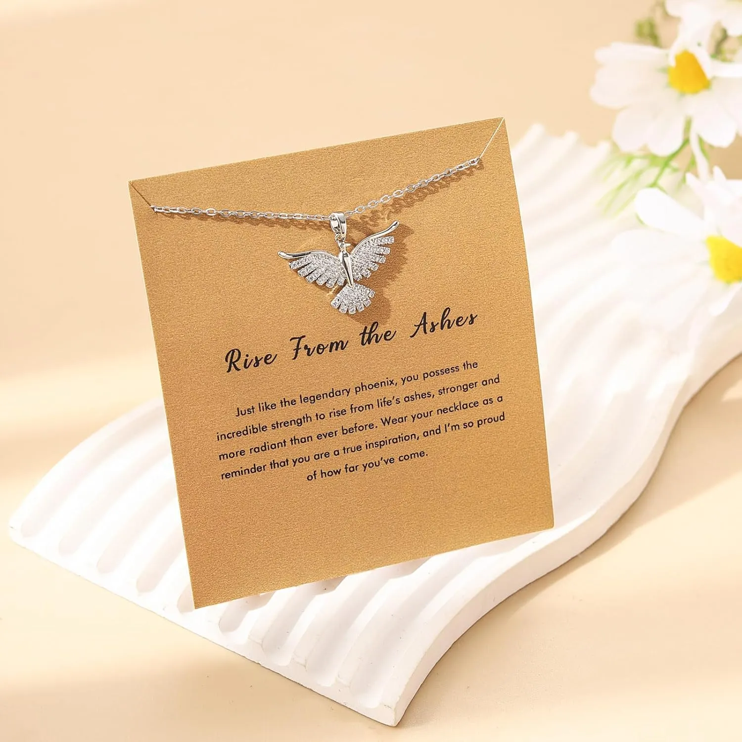 RZKING Silver Necklace for Women, Dainty Cat Candy Bow Moonstone Necklace, Gifts for Best Friend Sister Mom Daughter Teacher, Mothers Day Birthday Christmas Thank You Gifts