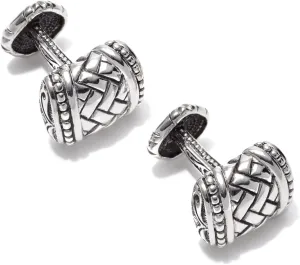 Scott Kay Sterling Silver Equestrian Cufflinks, Swivel Back