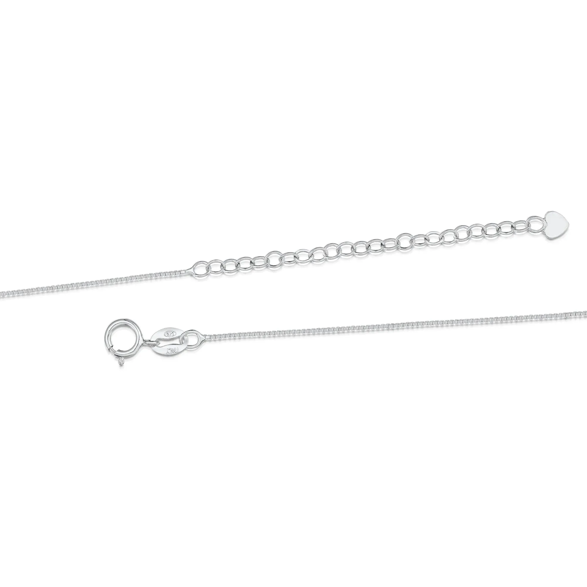 Shrieking Violet® Sterling Silver Poppy Rose Heart Pendant Necklace
