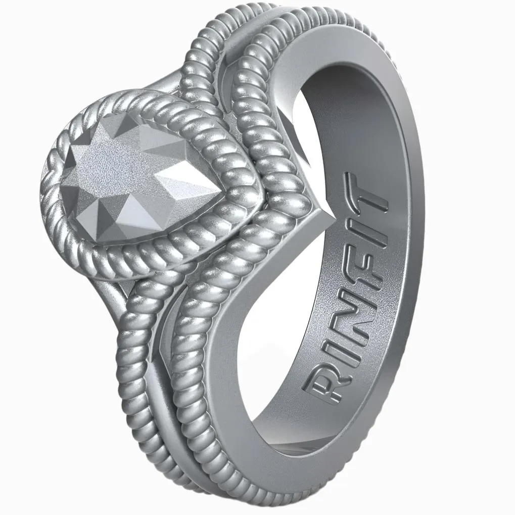 Silicone Diamond - Pear Collection