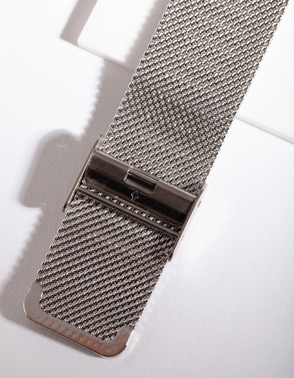 Silver Black Minimal Watch