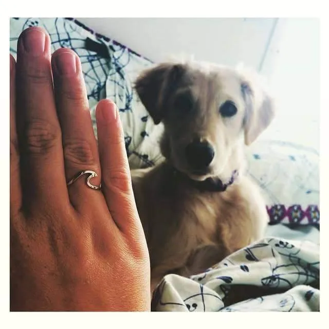 Silver Wave Ring
