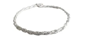 SILVER WHITE BOHO SURFER Style BRACELET Friendship Tibetan Buddhist Tibetan Buddhist POWER and GOOD LUCK Kabbalah PROTECTS YOU From Harmful Energy And NEGATIVITY