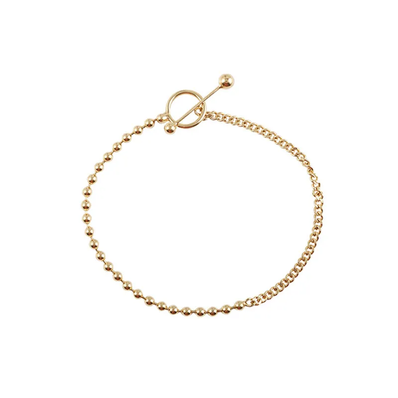 Simple And Fashionable Student Couple Geometric OT Buckle Bracelet