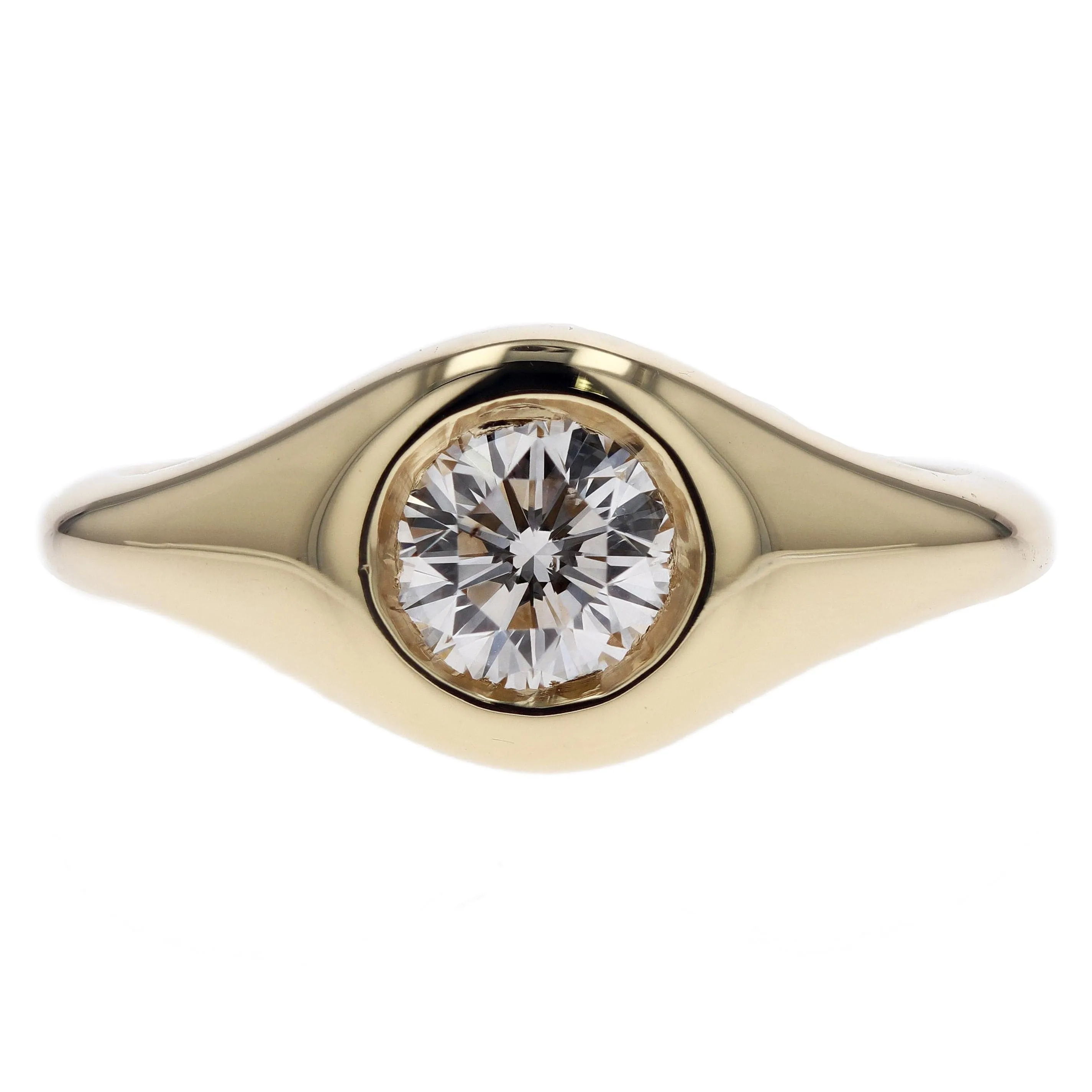 Skeie's Jewelers Diamond Signet Ring