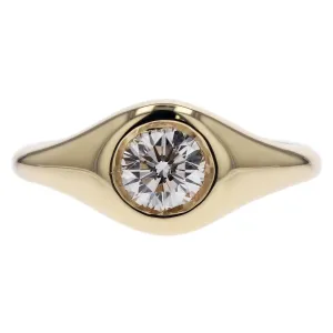 Skeie's Jewelers Diamond Signet Ring