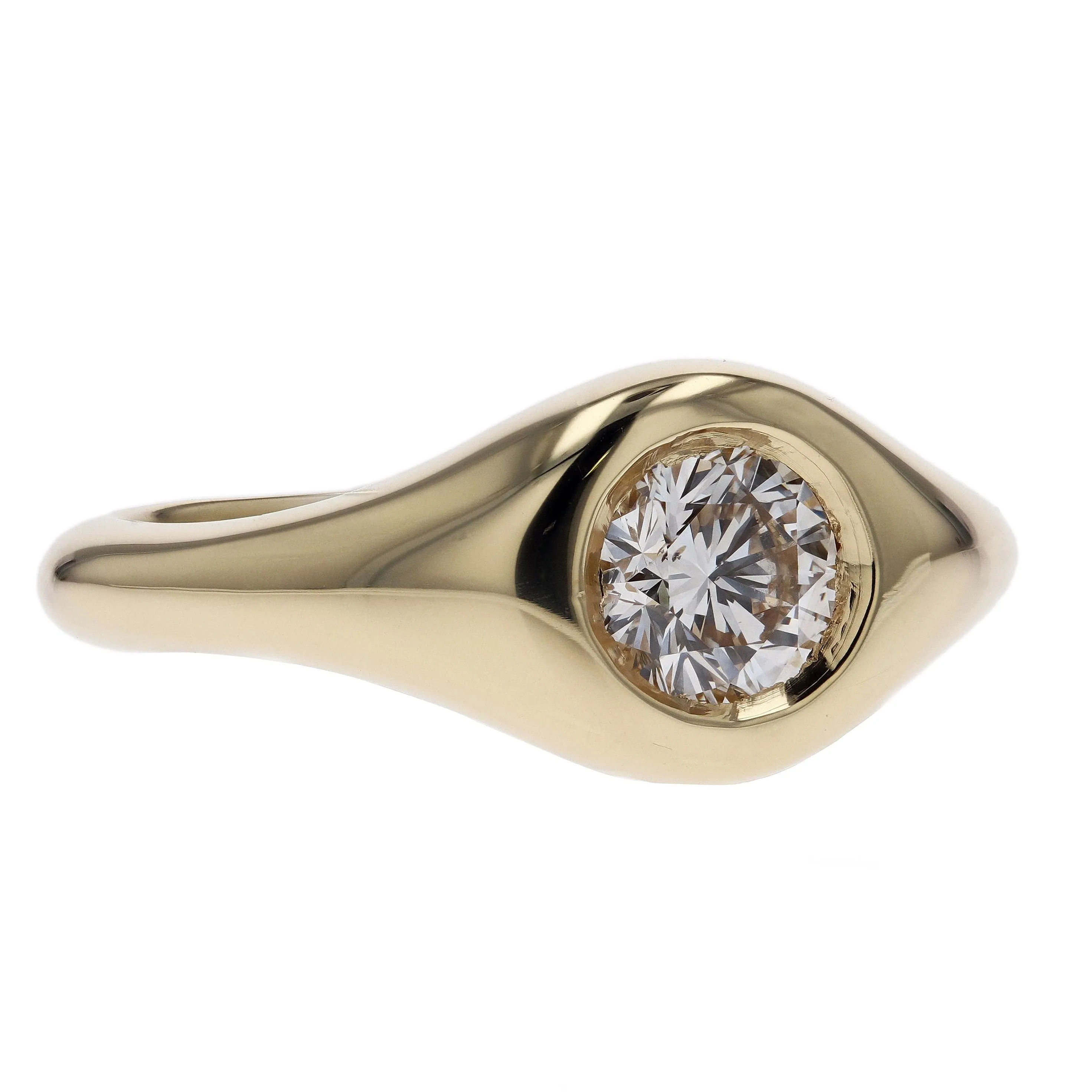 Skeie's Jewelers Diamond Signet Ring