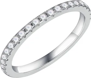 SMILEST 1.8-2mm Moissanite Wedding Bands for Women, D Color VVS1 Clarity Lab Created Ring 925 Sterling Silver Stackable Rings for Women Full/Half Eternity Moissanite Wedding Band Size 4-11