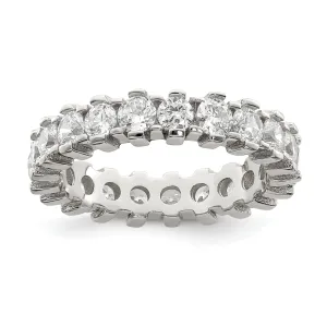 Sterling Silver Cubic Zirconia Band Rings