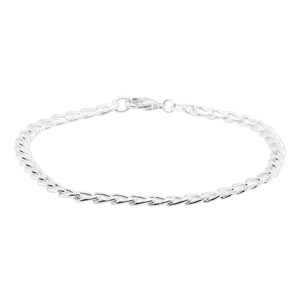 Sterling Silver Curb Bracelet