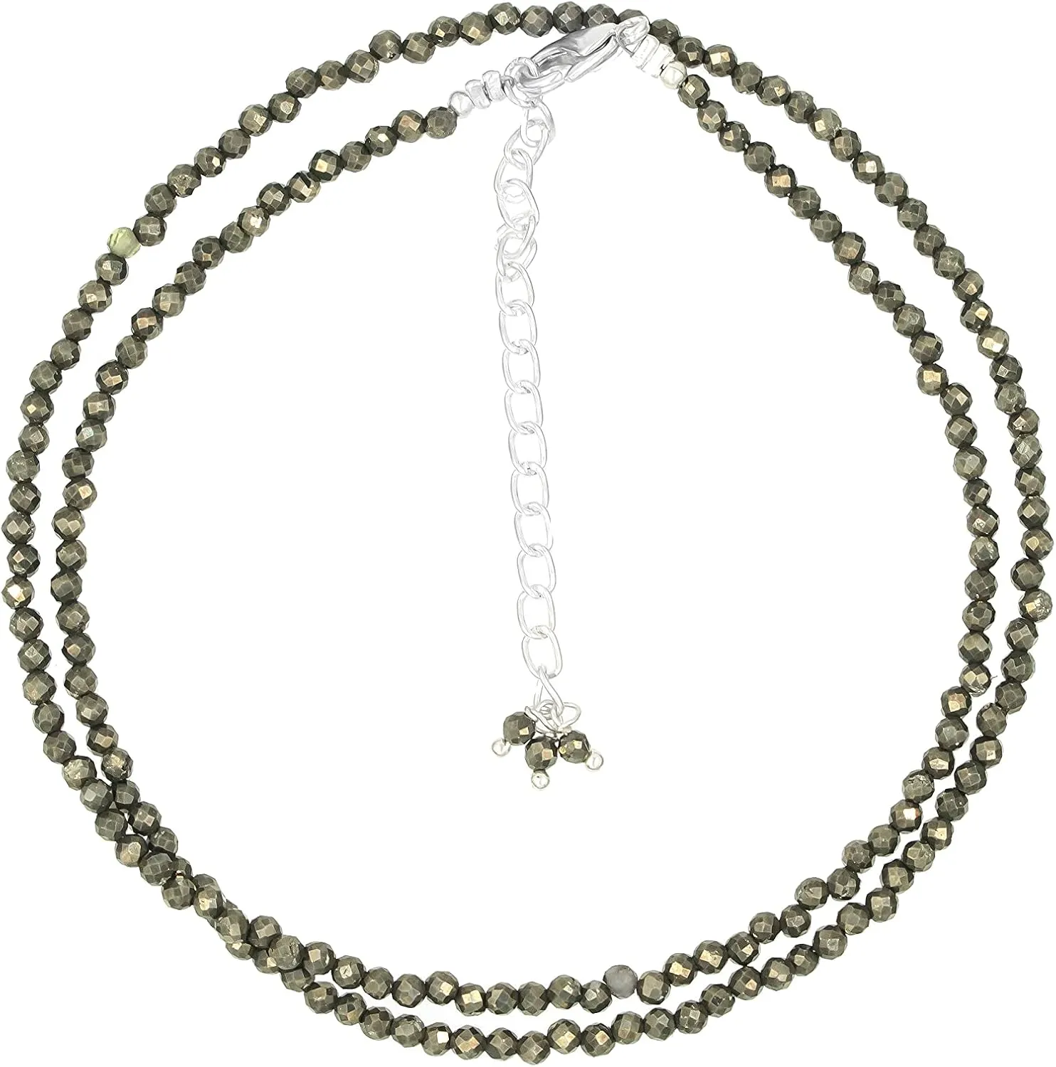 TGH Natural Gemstone Faceted Beads Handmade Beaded Necklace, Energy Healing Stones, Birthstone Jewlry, Crystals Women Fashion Jewelry for Her, Mother's Day Gifts