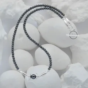 Tillie Hematite Necklace – Grey